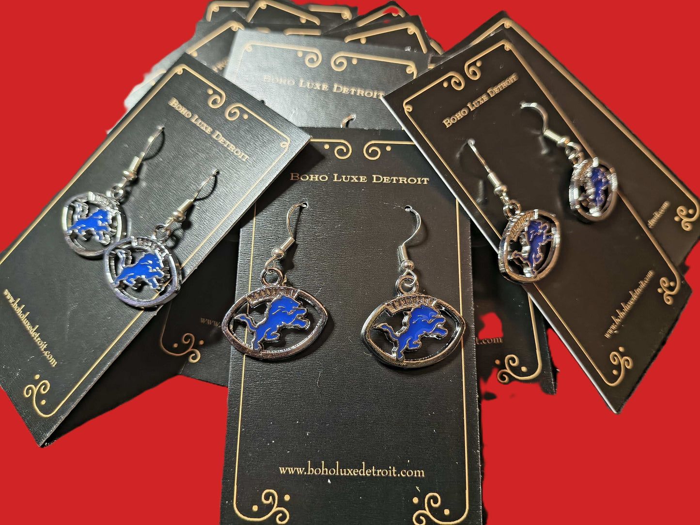 Detroit Lions Team Spirit Earrings