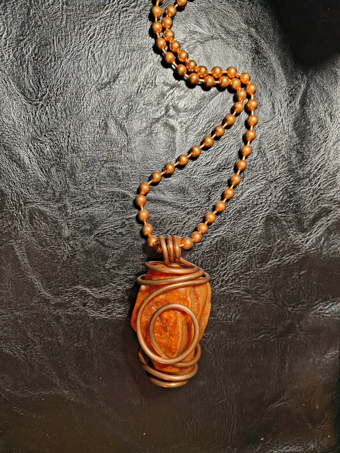 Raw Carnelian Necklace