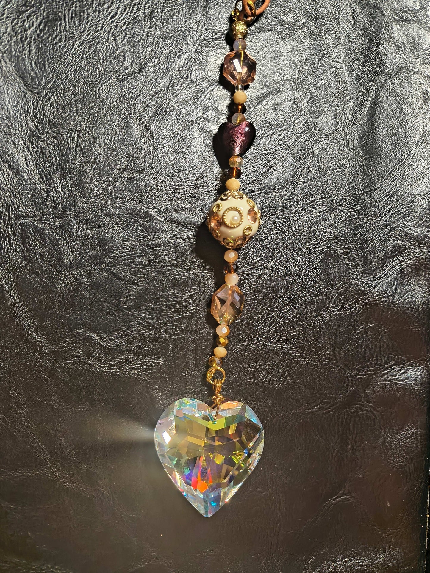 Cream & Gold Sun Catcher