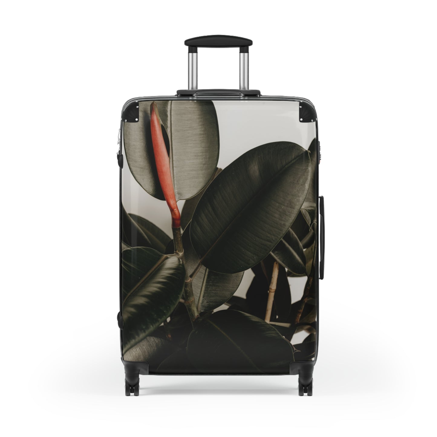 Stylish Travel Suitcase with Botanical Design, Luggage for Travelers, Vacation Bag, Floral Carry-On, Chic Travel Accessory