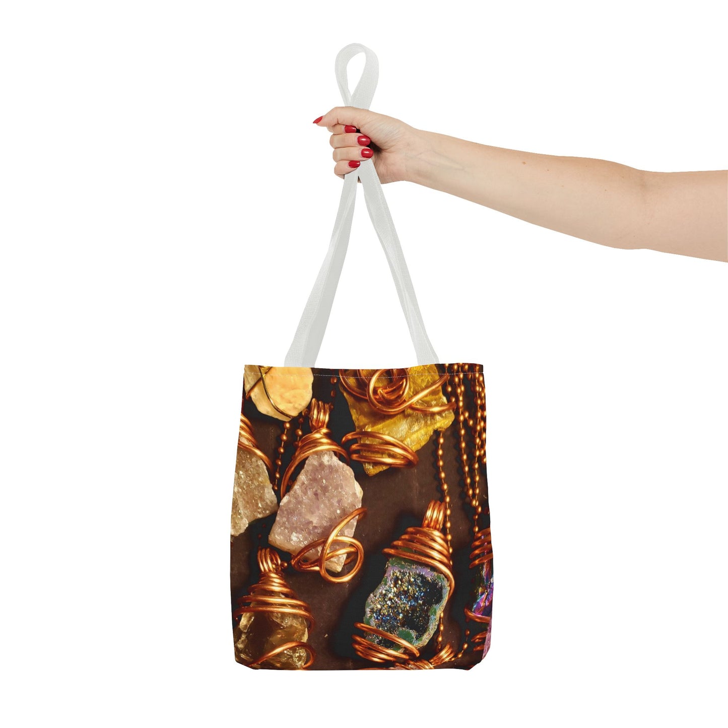 Bohemian Gemstone Tote Bag – Ideal for Eco-Friendly Fashion Lovers