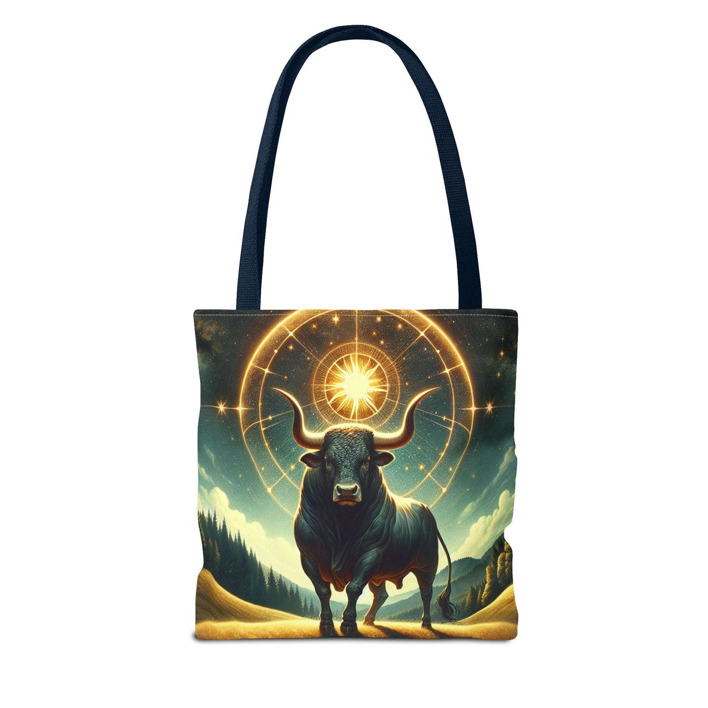 Astrology Taurus Tote Bag - Cosmic Design for Everyday Use