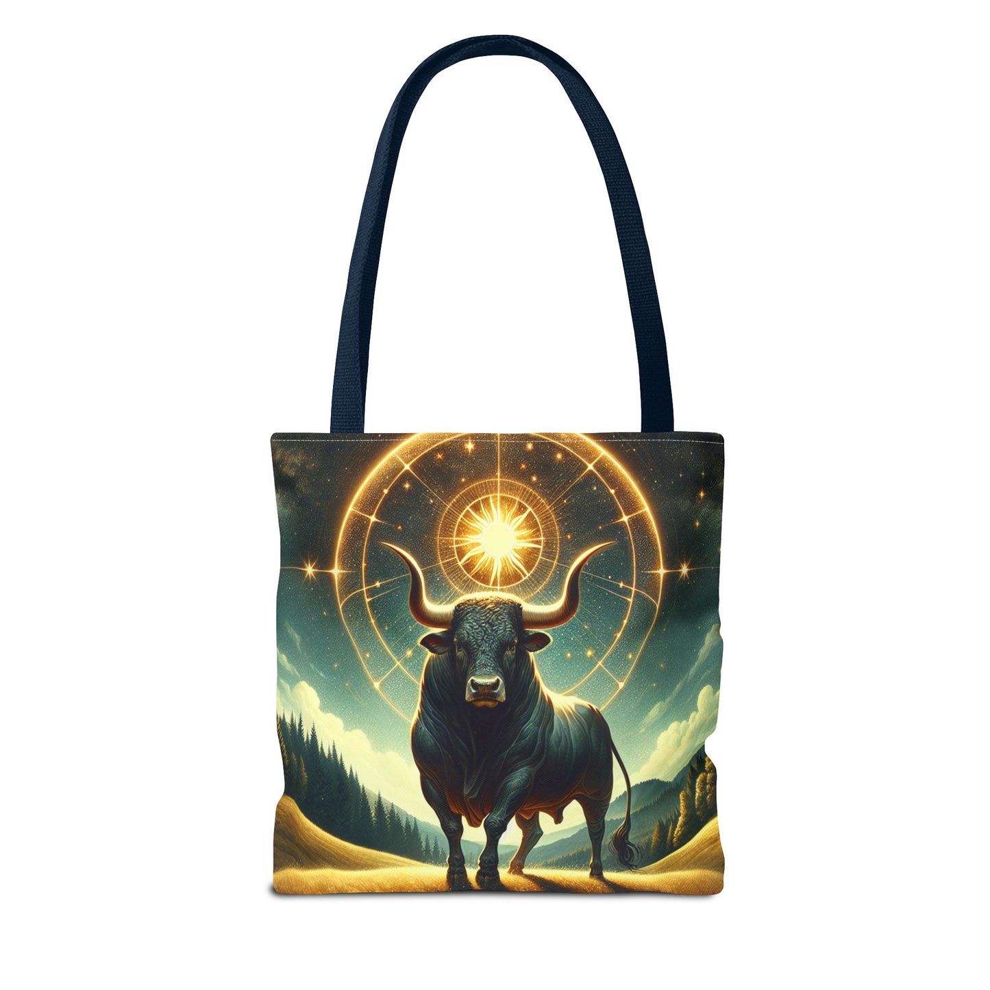 Astrology Taurus Tote Bag - Cosmic Design for Everyday Use