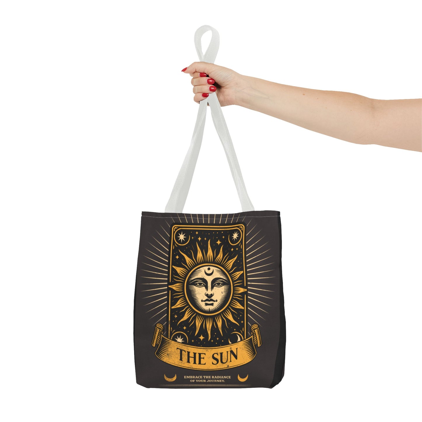Sun-Themed Tote Bag, Spiritual Gift, Eco-Friendly Bag, Festival Accessory, Astrology Lover Tote