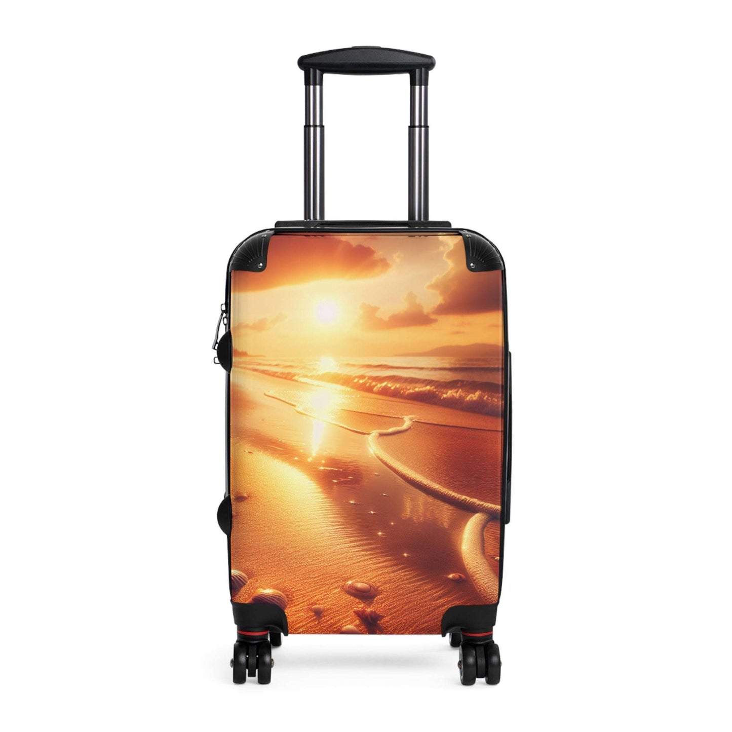Beach Sunset Suitcase, Travel Luggage, Vacation Bag, Stylish Travel Case, Adventure Gear, Summer Getaway Accessory