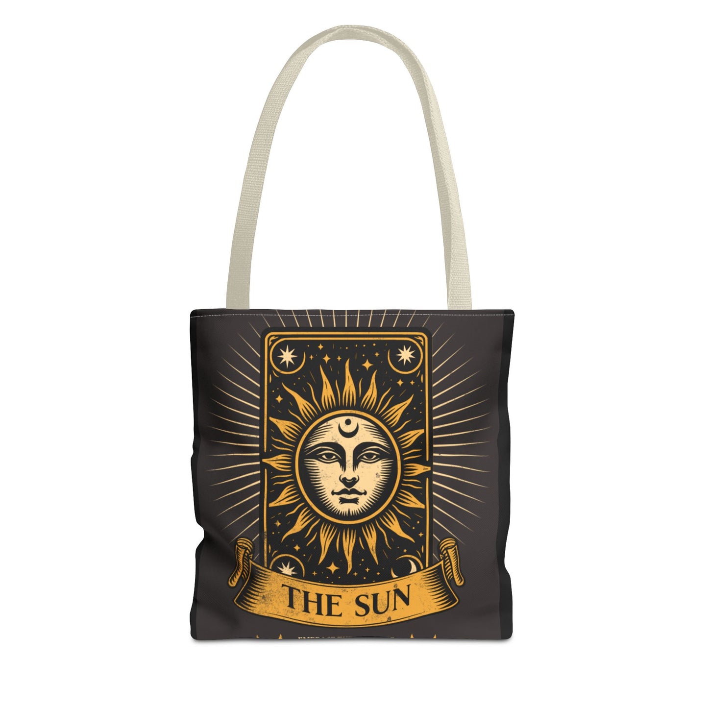 Sun-Themed Tote Bag, Spiritual Gift, Eco-Friendly Bag, Festival Accessory, Astrology Lover Tote