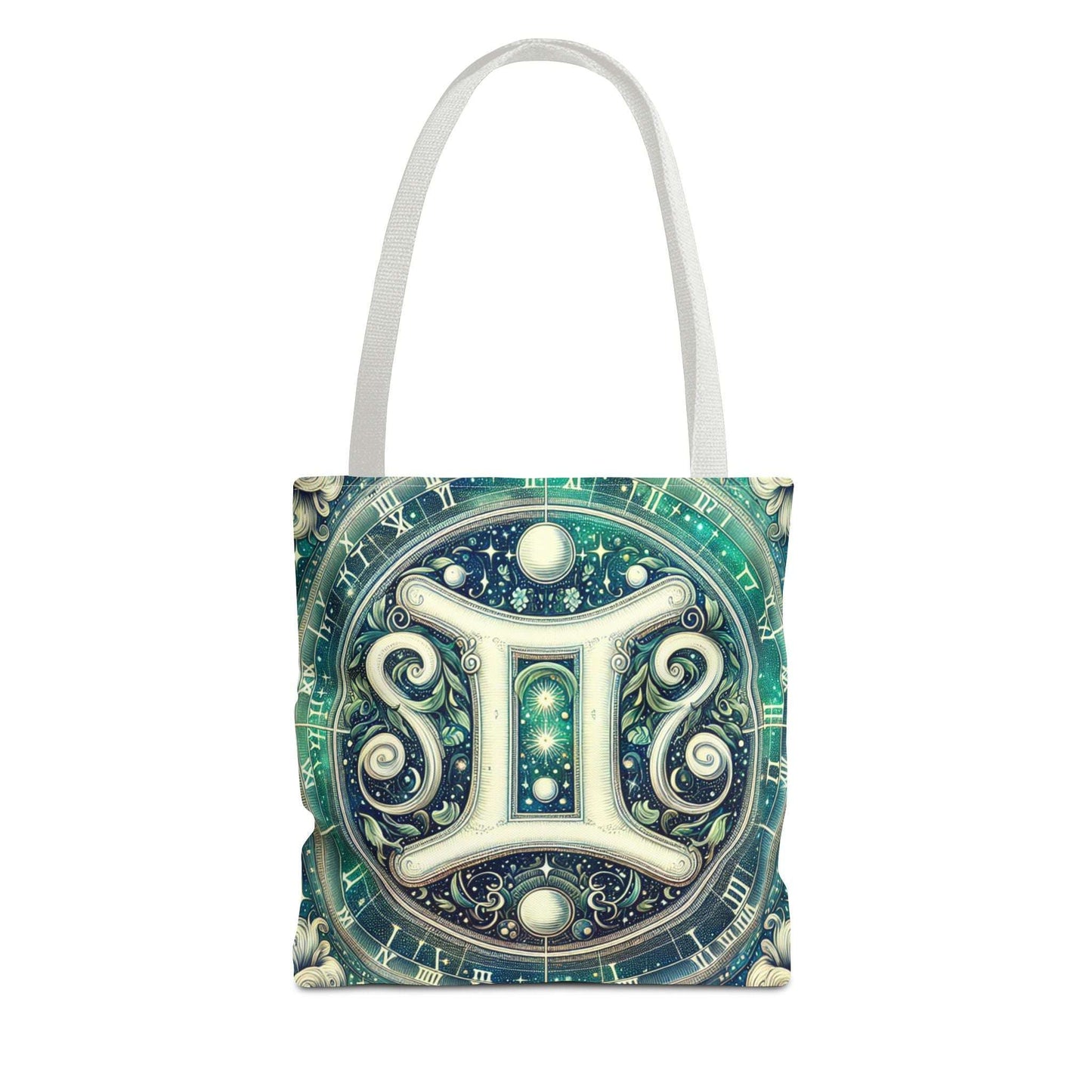 Gemini Zodiac Tote Bag – Cosmic Astrology Design for Unique Style