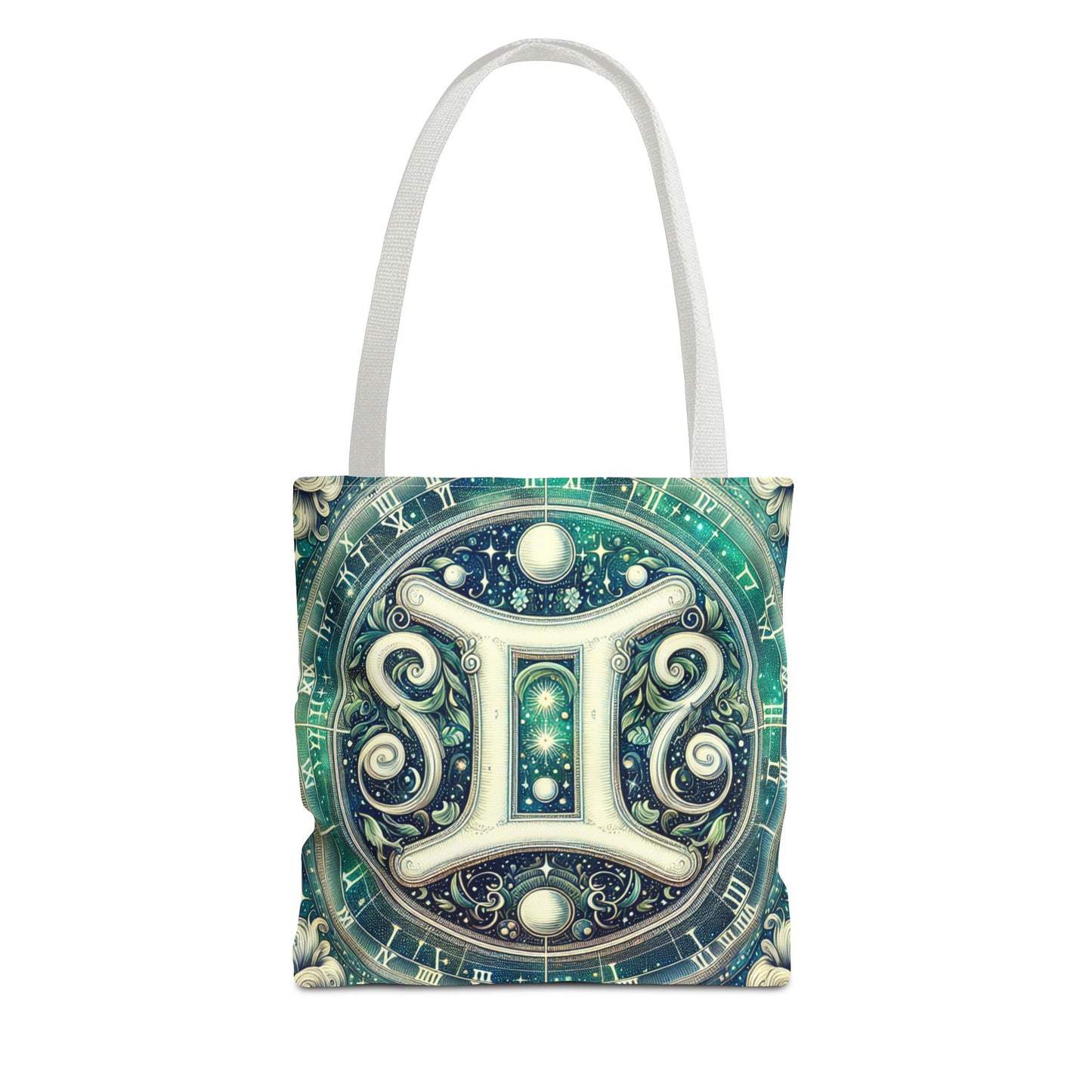 Gemini Zodiac Tote Bag – Cosmic Astrology Design for Unique Style