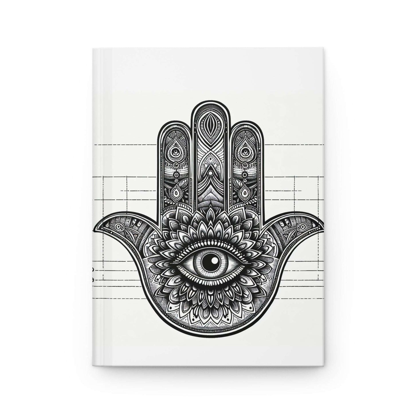 Bohemian Eye Design Hardcover Journal - Inspirational Writing Notebook