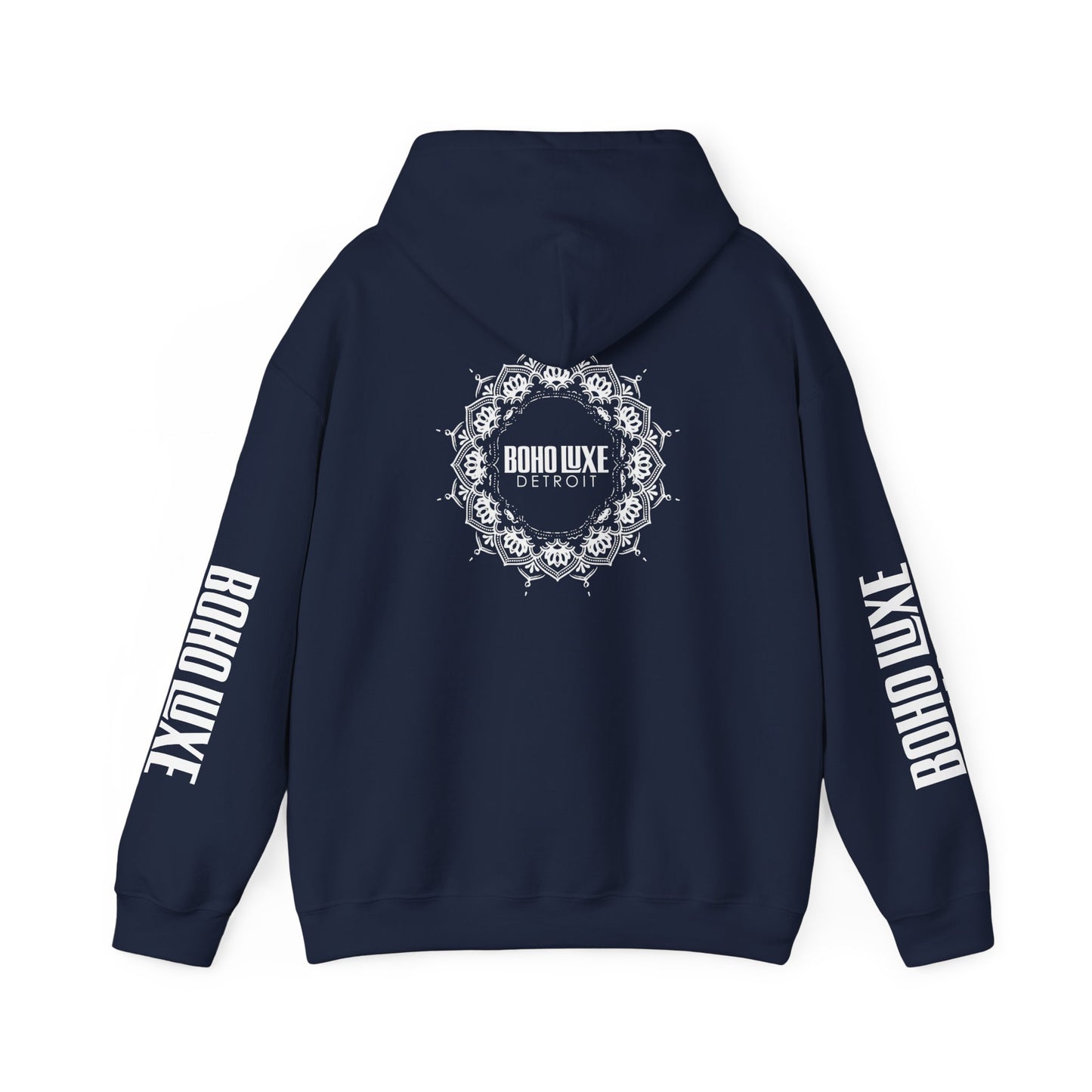 Boho Luxe Detroit Hoodie, Unisex Sweatshirt for Cozy Vibes, Trendy Streetwear Gift, Perfect for Casual Outings & Holidays