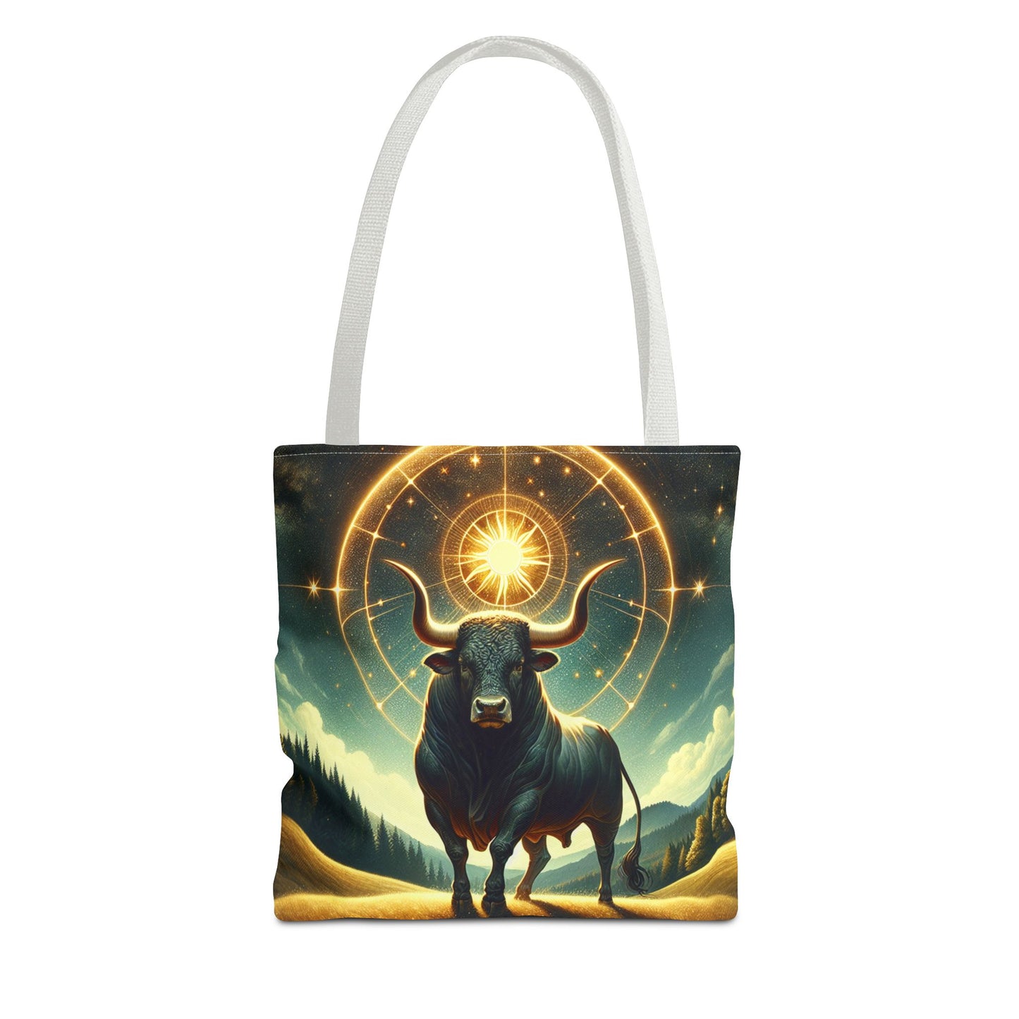 Astrology Taurus Tote Bag - Cosmic Design for Everyday Use