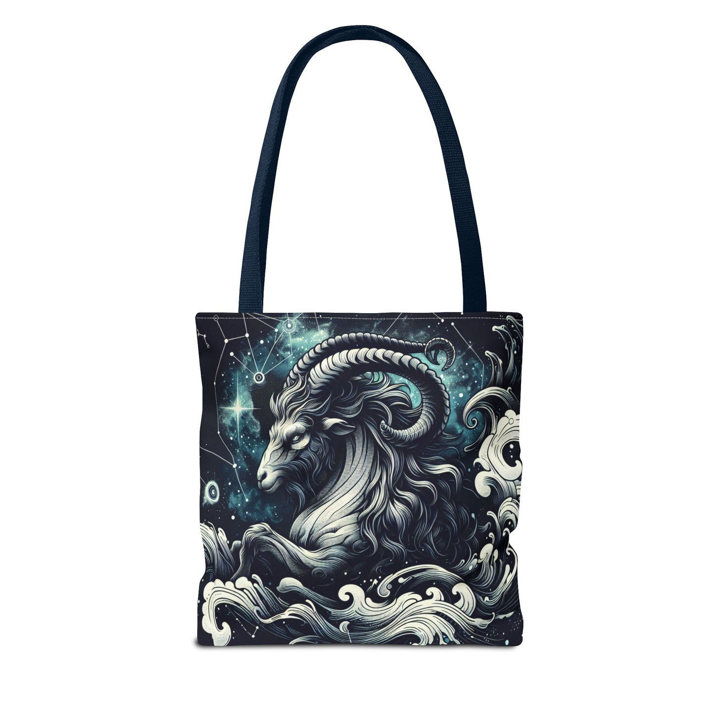 Astrology Capricorn Tote Bag - Celestial Goat Design