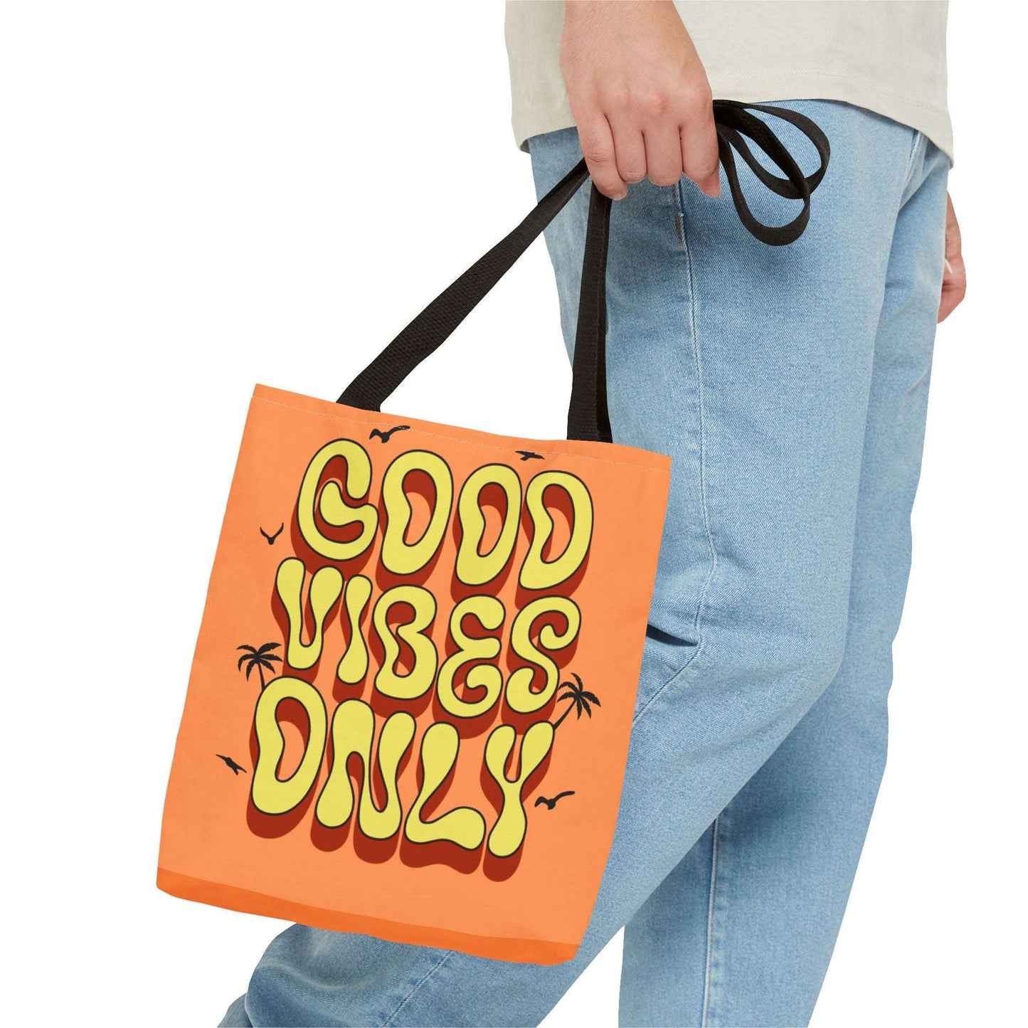 Good Vibes Only Tote Bag – Stylish Beach & Travel Accessory