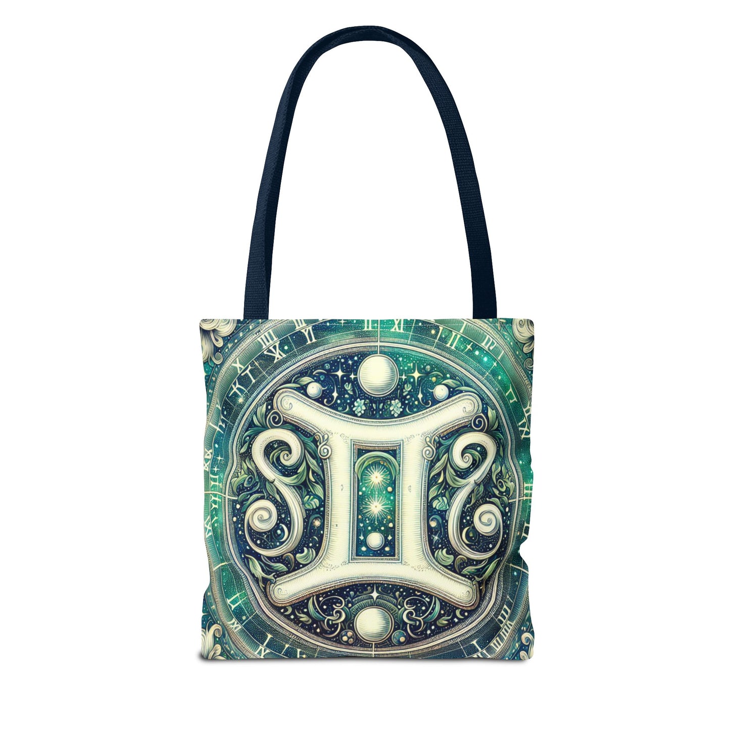 Gemini Zodiac Tote Bag – Cosmic Astrology Design for Unique Style