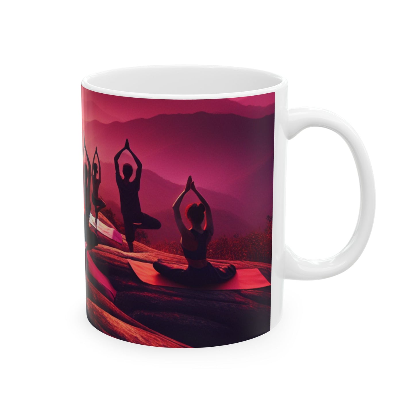 Yoga Theme Mug, (11oz, 15oz)