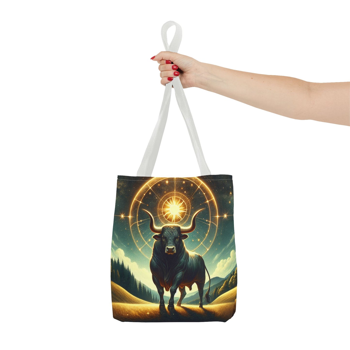 Astrology Taurus Tote Bag - Cosmic Design for Everyday Use