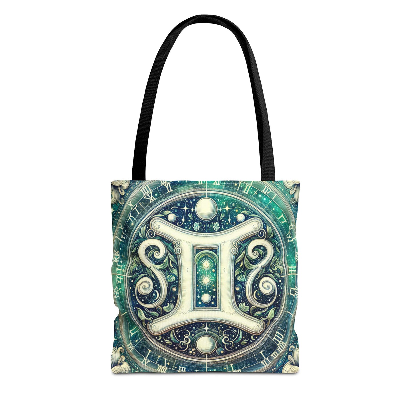 Gemini Zodiac Tote Bag – Cosmic Astrology Design for Unique Style