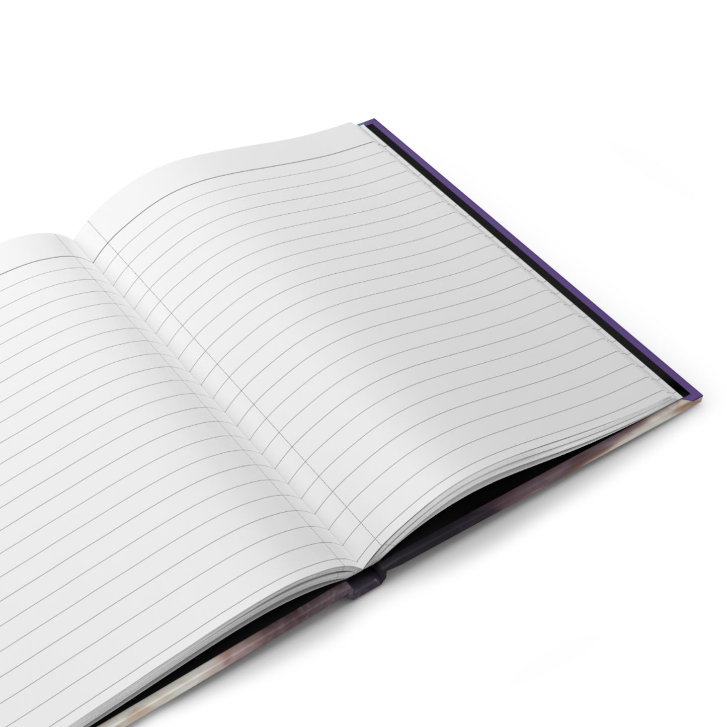 Amethyst Crystal Hardcover Journal - Matte Finish for Nature Lovers and Journaling Enthusiasts