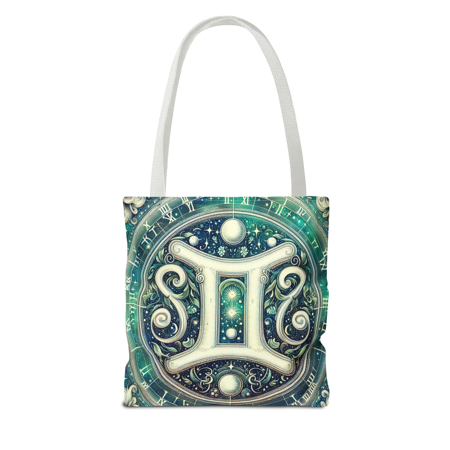 Gemini Zodiac Tote Bag – Cosmic Astrology Design for Unique Style