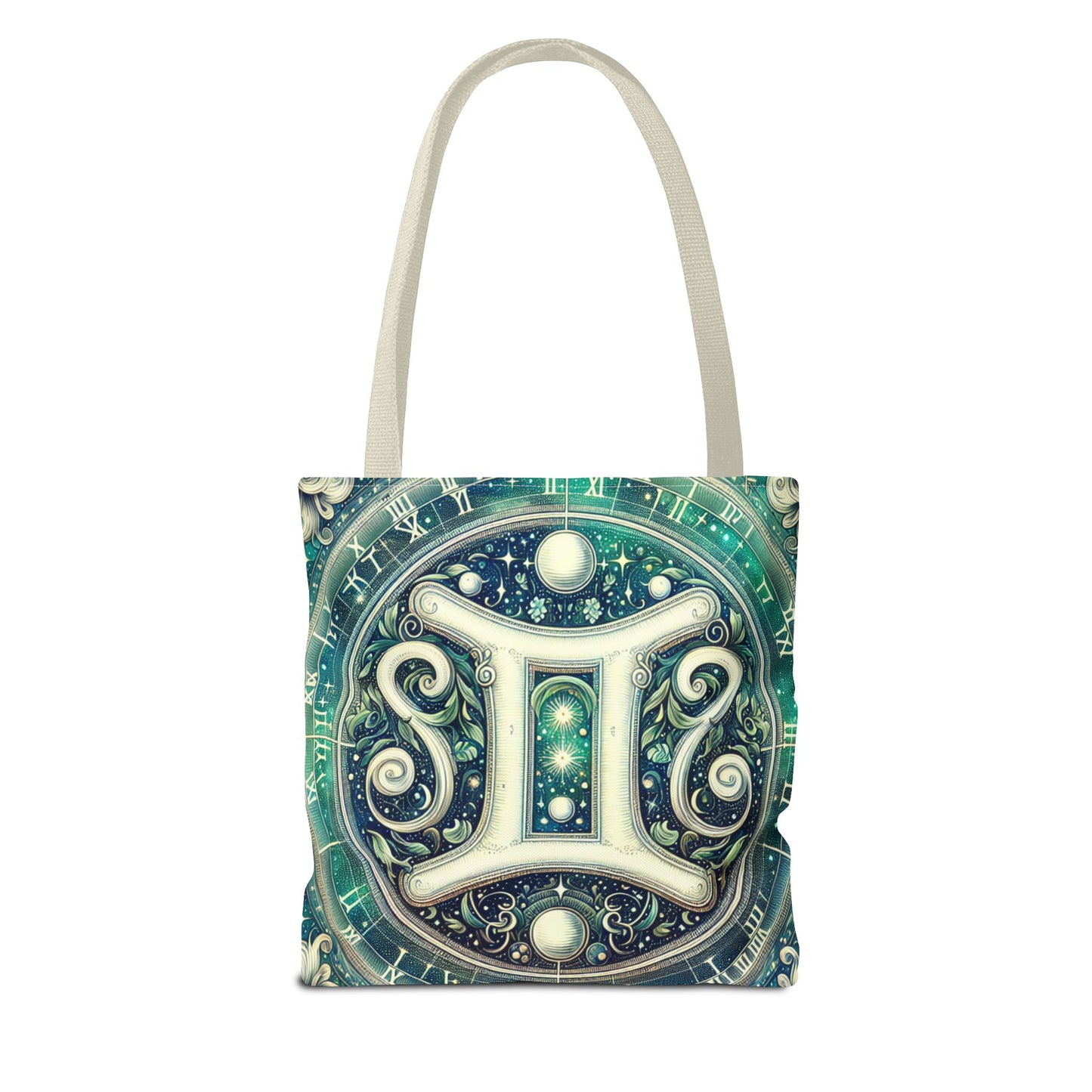 Gemini Zodiac Tote Bag – Cosmic Astrology Design for Unique Style