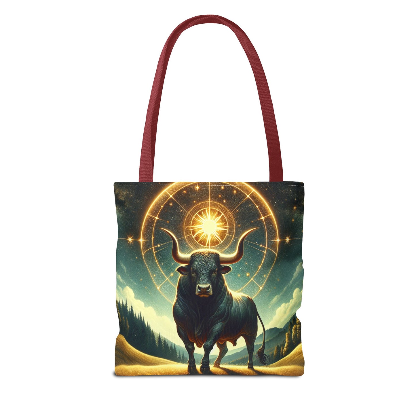 Astrology Taurus Tote Bag - Cosmic Design for Everyday Use