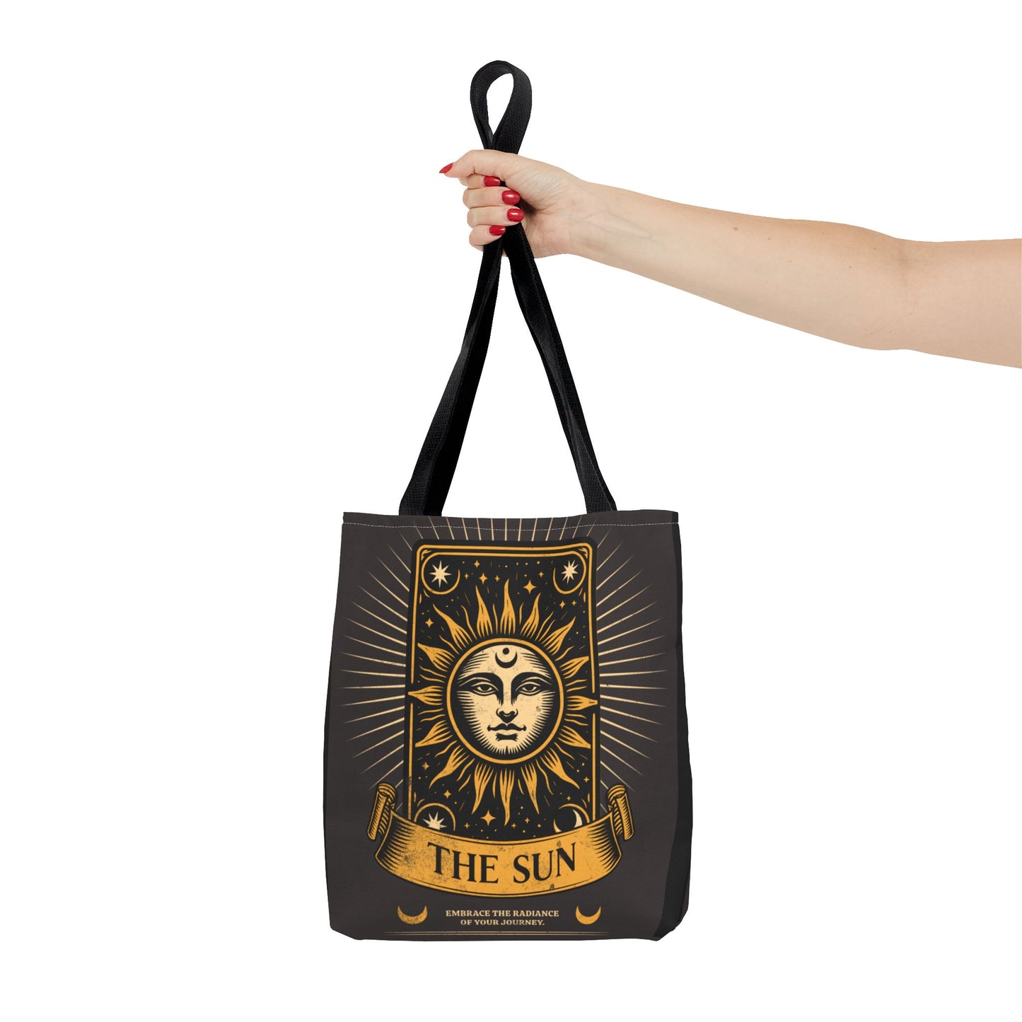 Sun-Themed Tote Bag, Spiritual Gift, Eco-Friendly Bag, Festival Accessory, Astrology Lover Tote