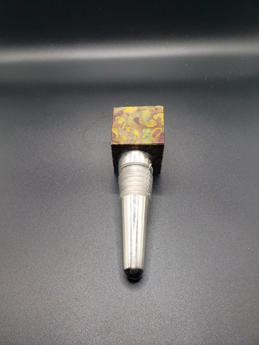 AJOOBA Gemstone Cube Bottle Stopper
