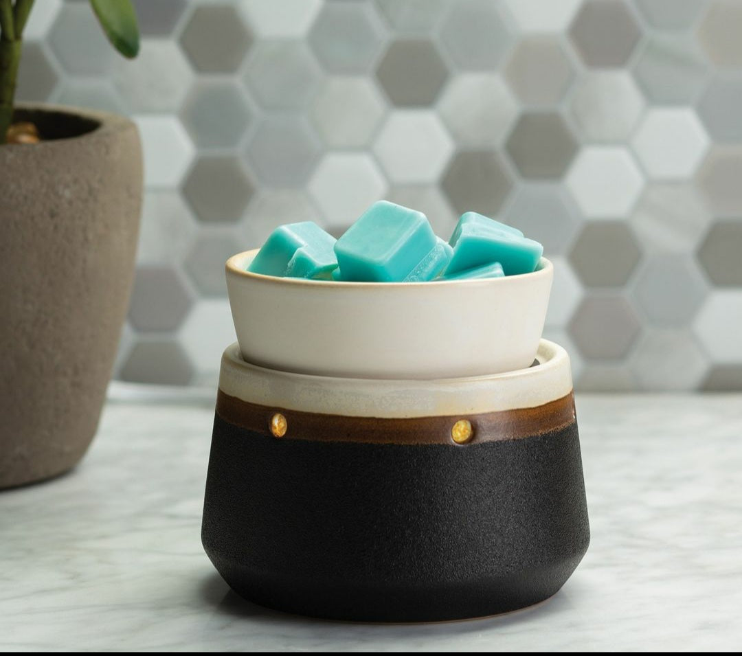 Black & White Candle Warmer