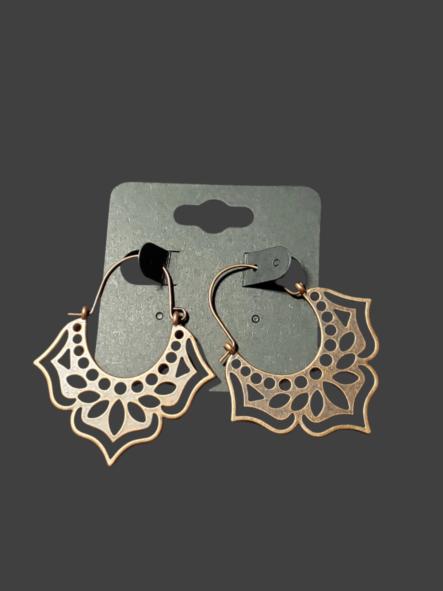 Antique Copper Earrings
