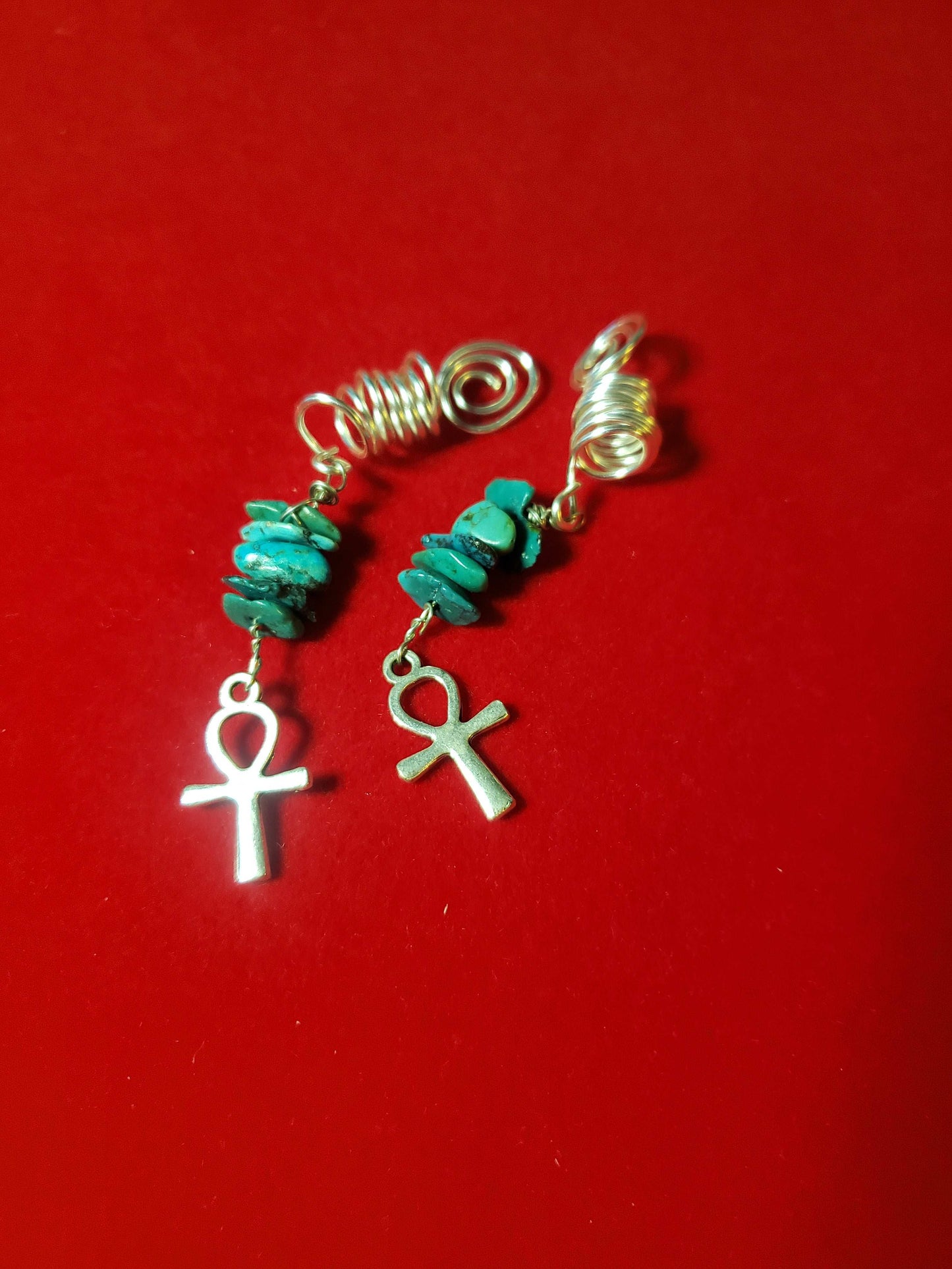 Turquoise Crystal Hair Jewelry