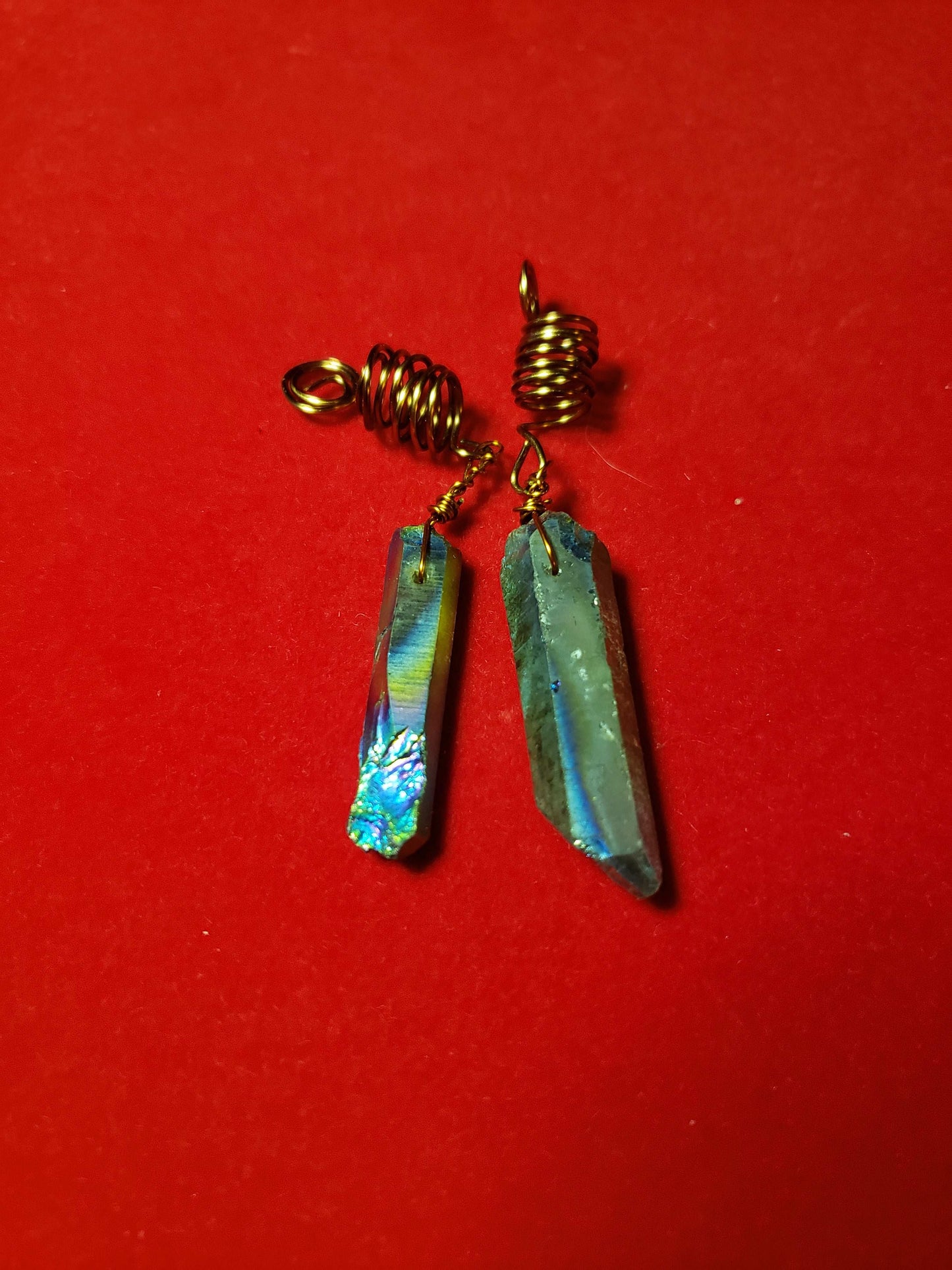 Titanium Quartz Hair Jewelry