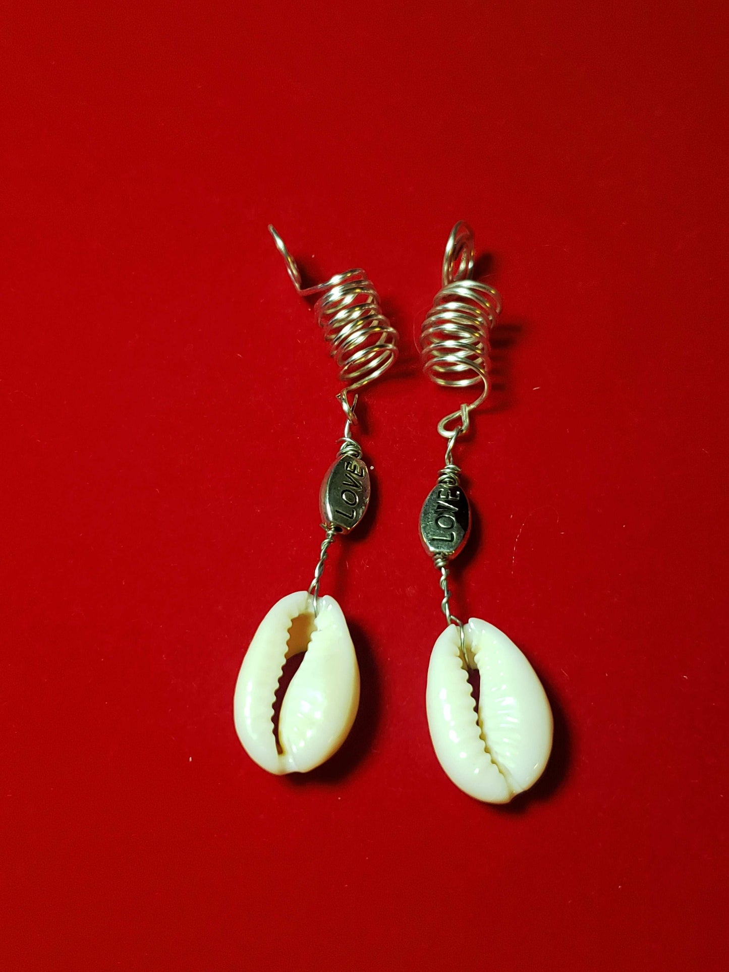 Cowrie Shell Hair Jewelry