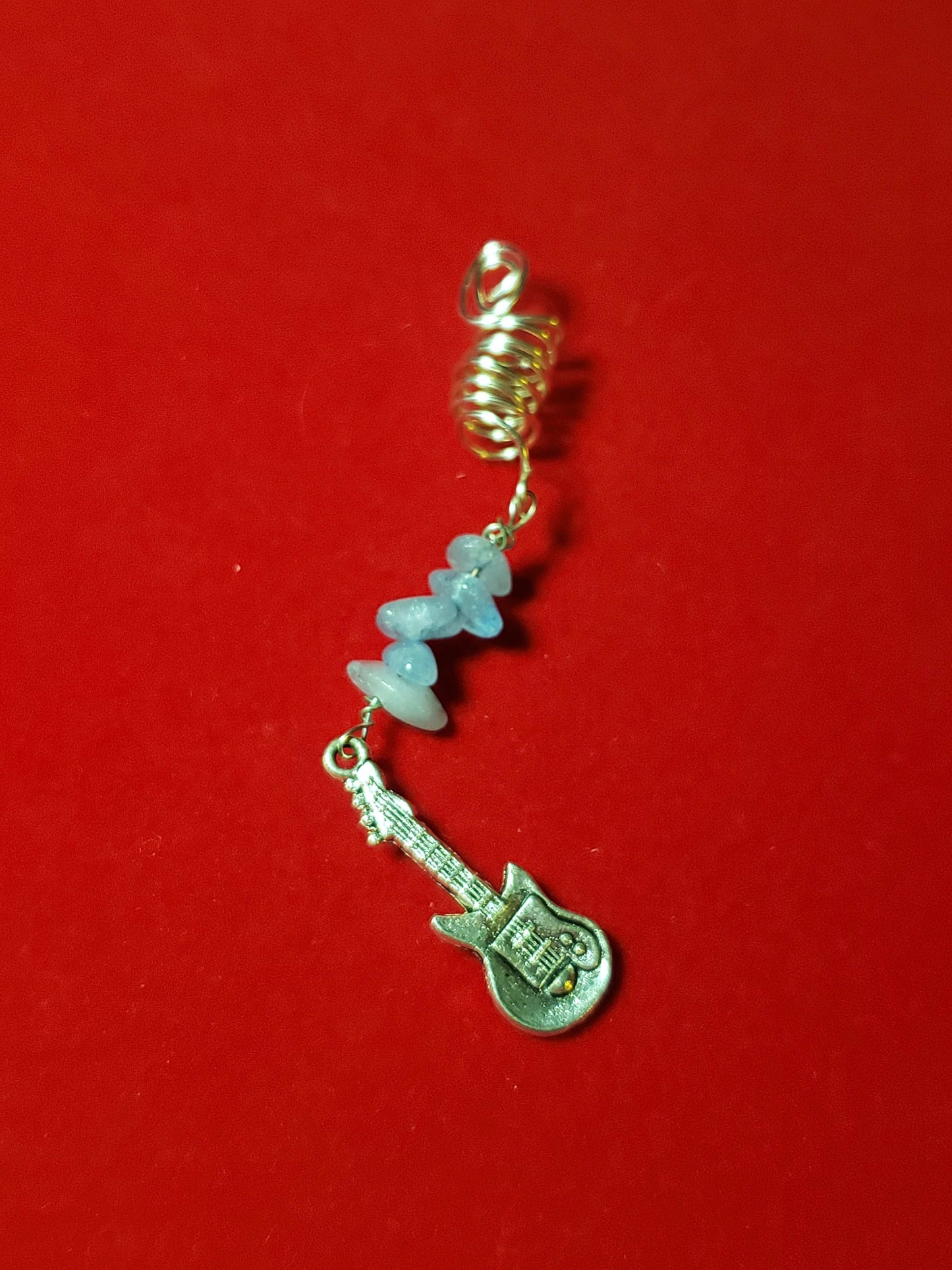 Aquamarine Crystal Hair Jewelry