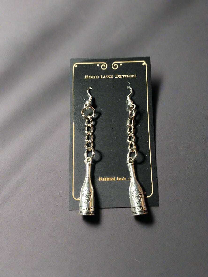 Wine Lovers Collection Earrings Wine Bottle Earrings