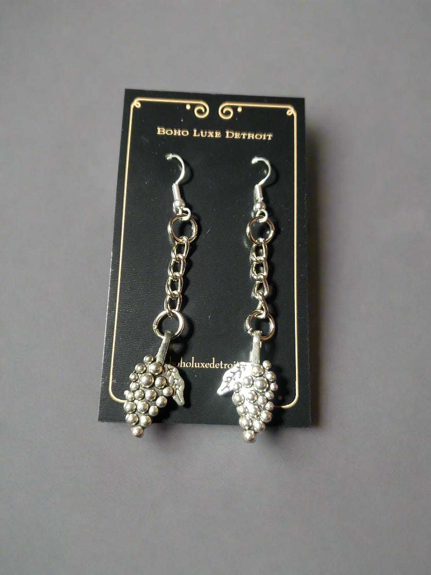 Wine Lovers Collection Earrings Wine Grapes Earrings