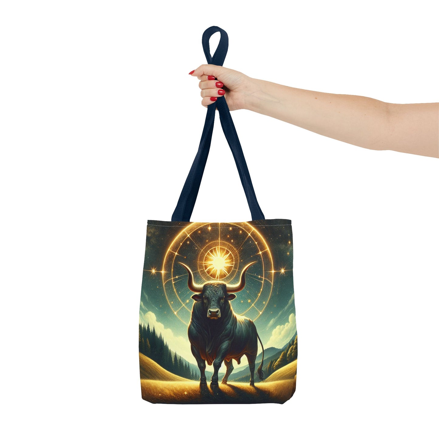 Astrology Taurus Tote Bag - Cosmic Design for Everyday Use
