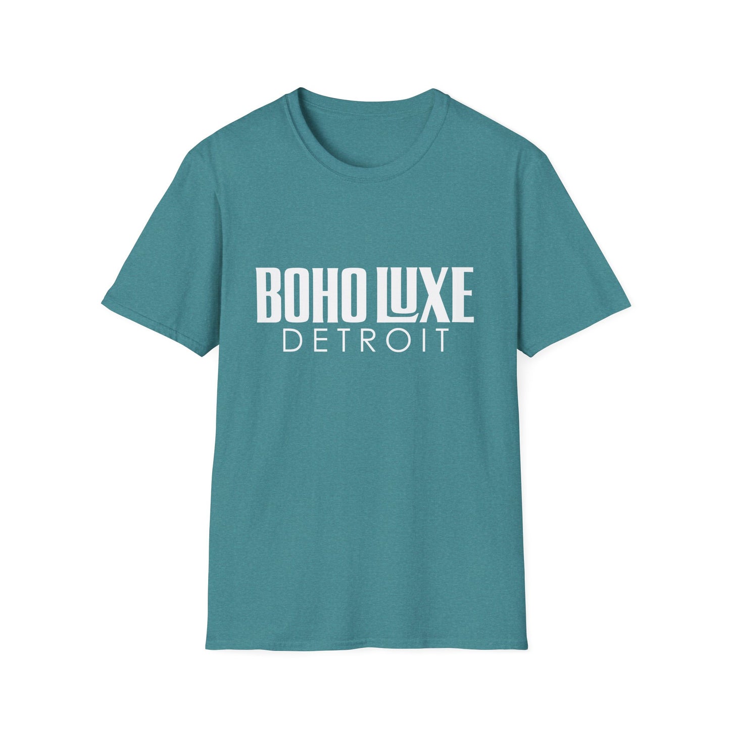 Boho Luxe Detroit Unisex T-Shirt - Trendy Apparel for Urban Explorers, Perfect for Casual Outings, Gift for Friends, Cool Graphic Tee