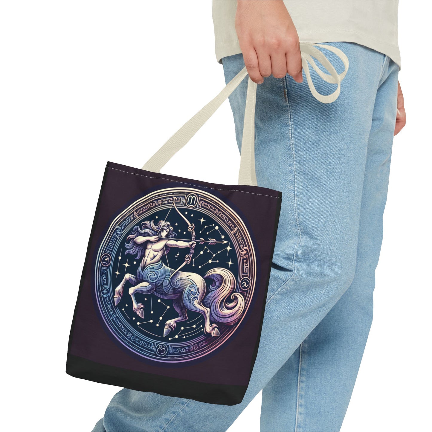 Celestial Sagittarius Tote Bag - Astrology Inspired Design