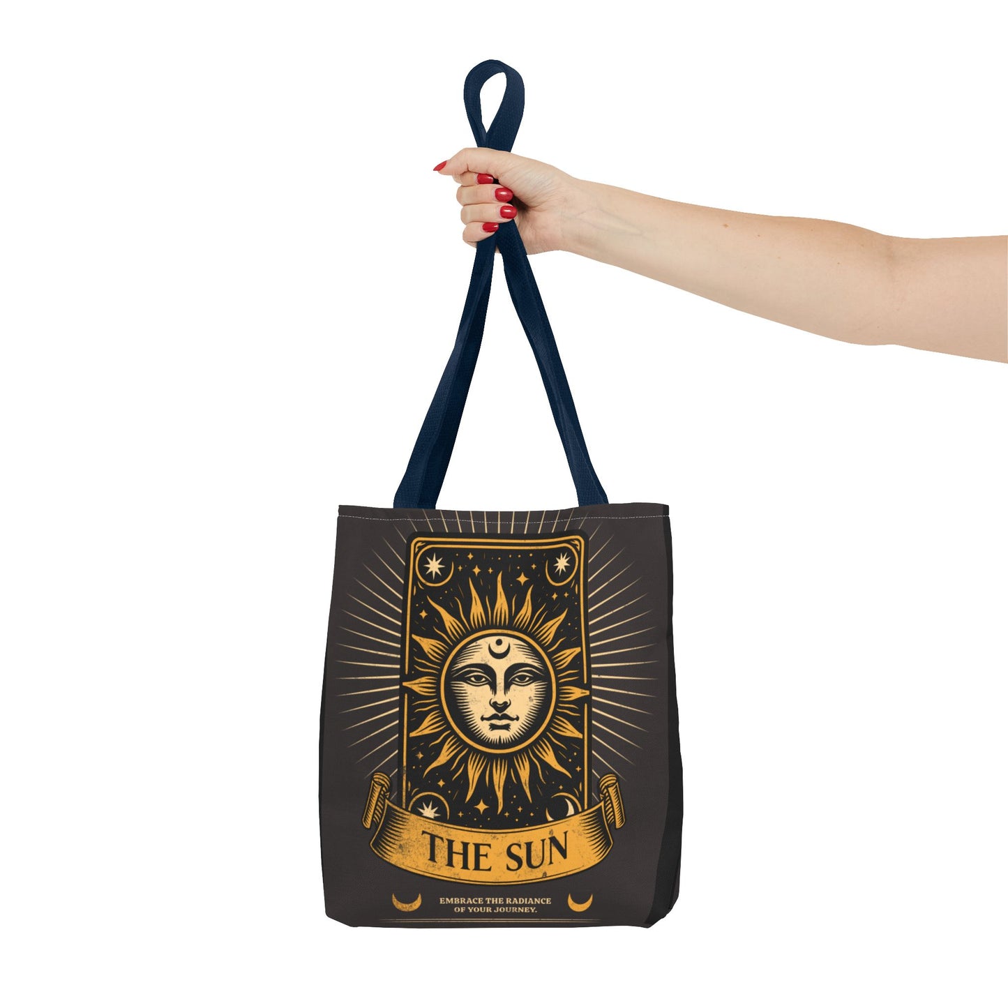 Sun-Themed Tote Bag, Spiritual Gift, Eco-Friendly Bag, Festival Accessory, Astrology Lover Tote