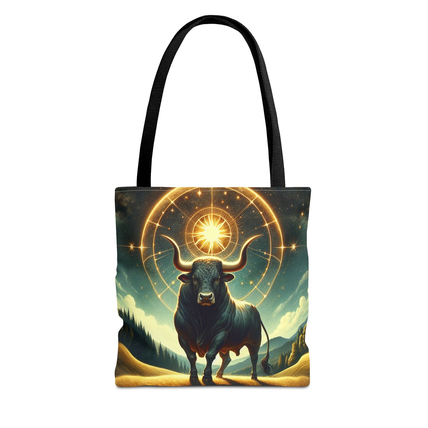 Astrology Taurus Tote Bag - Cosmic Design for Everyday Use