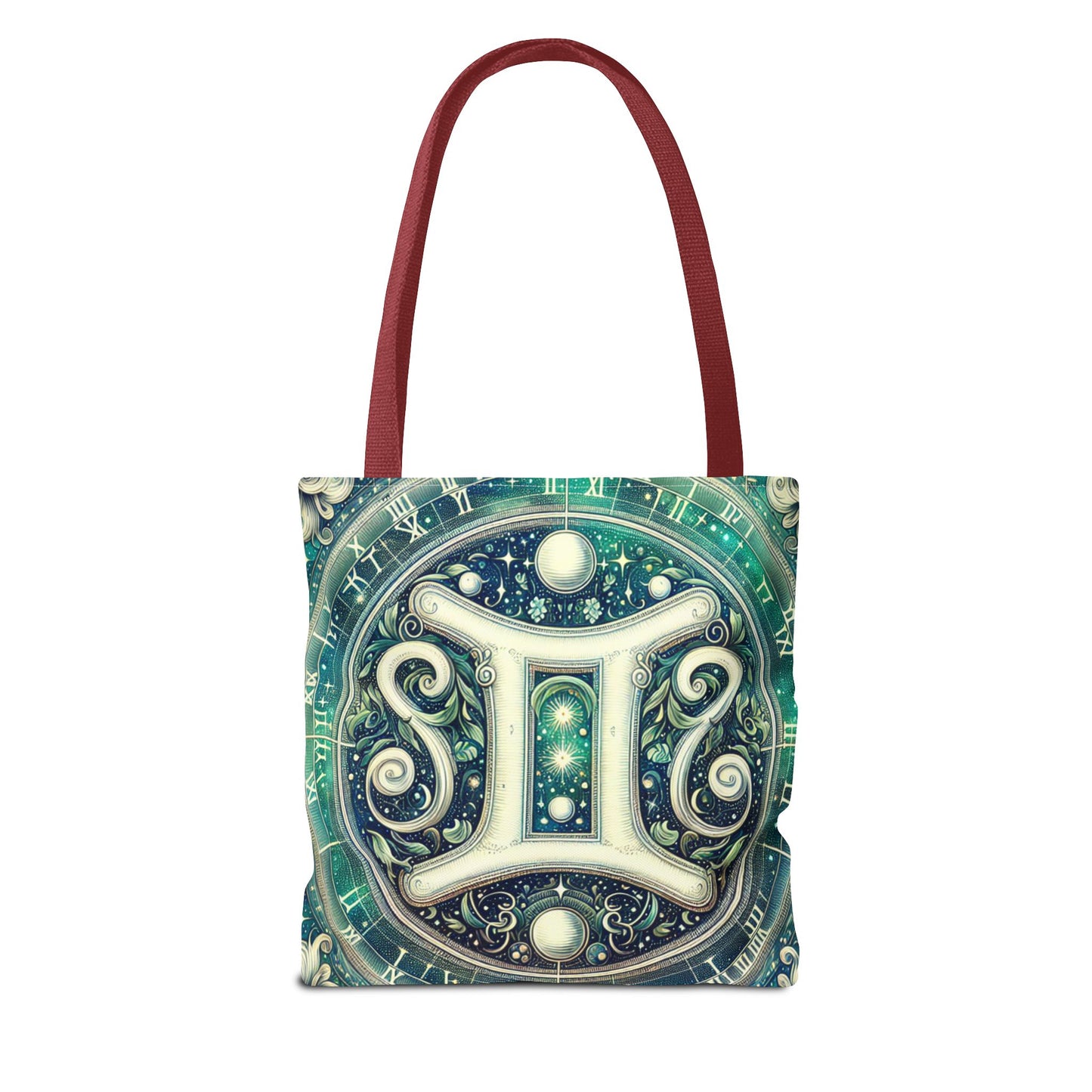 Gemini Zodiac Tote Bag – Cosmic Astrology Design for Unique Style