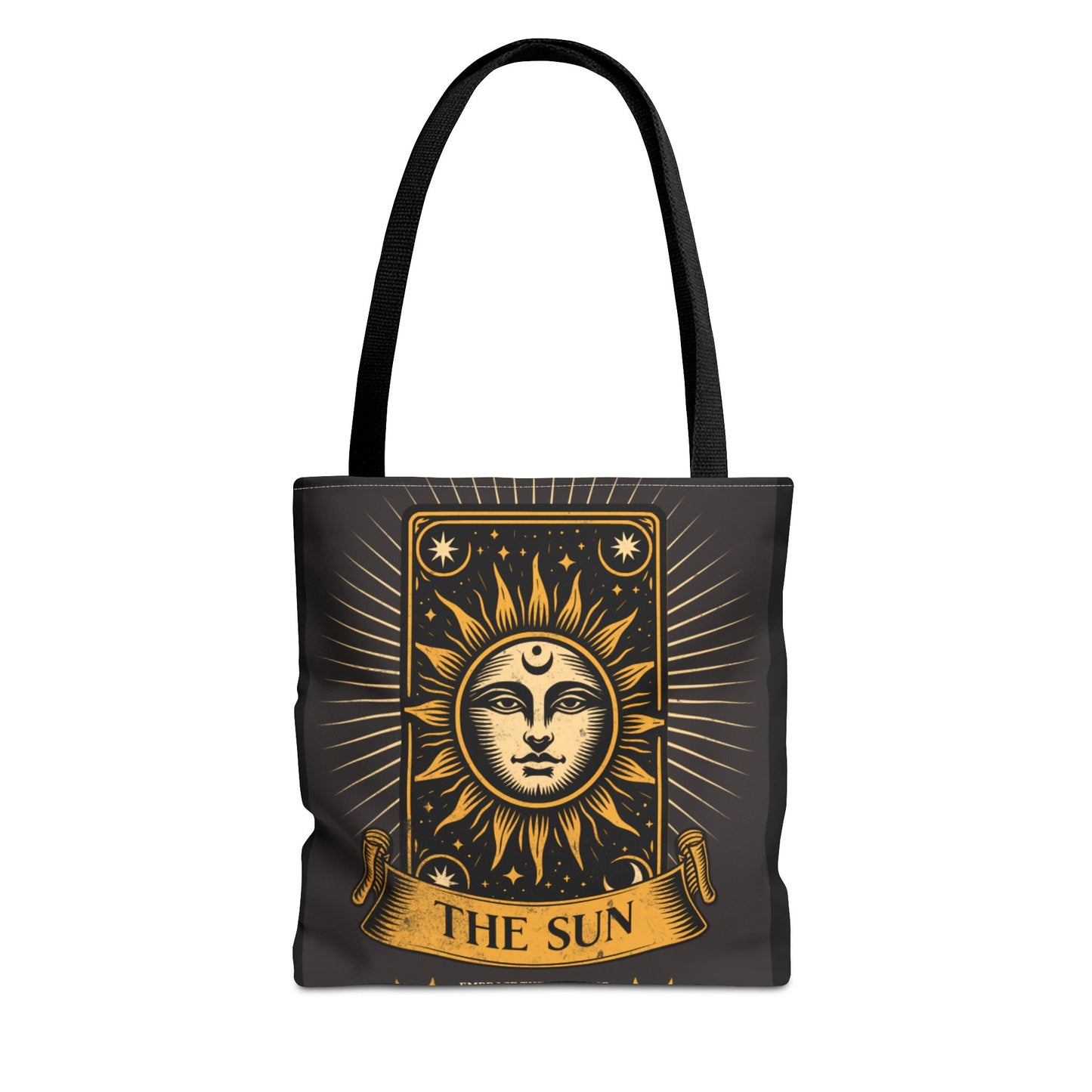 Sun-Themed Tote Bag, Spiritual Gift, Eco-Friendly Bag, Festival Accessory, Astrology Lover Tote