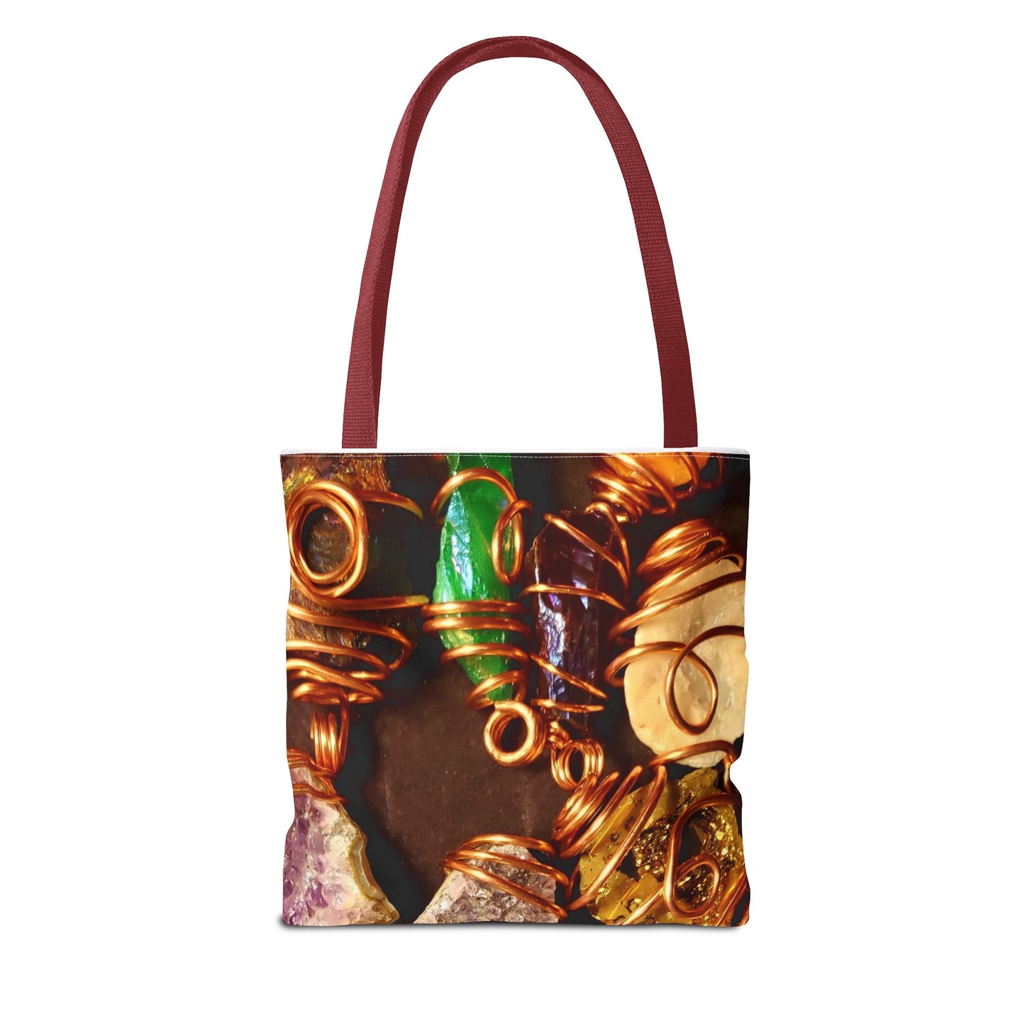 Bohemian Gemstone Tote Bag – Ideal for Eco-Friendly Fashion Lovers
