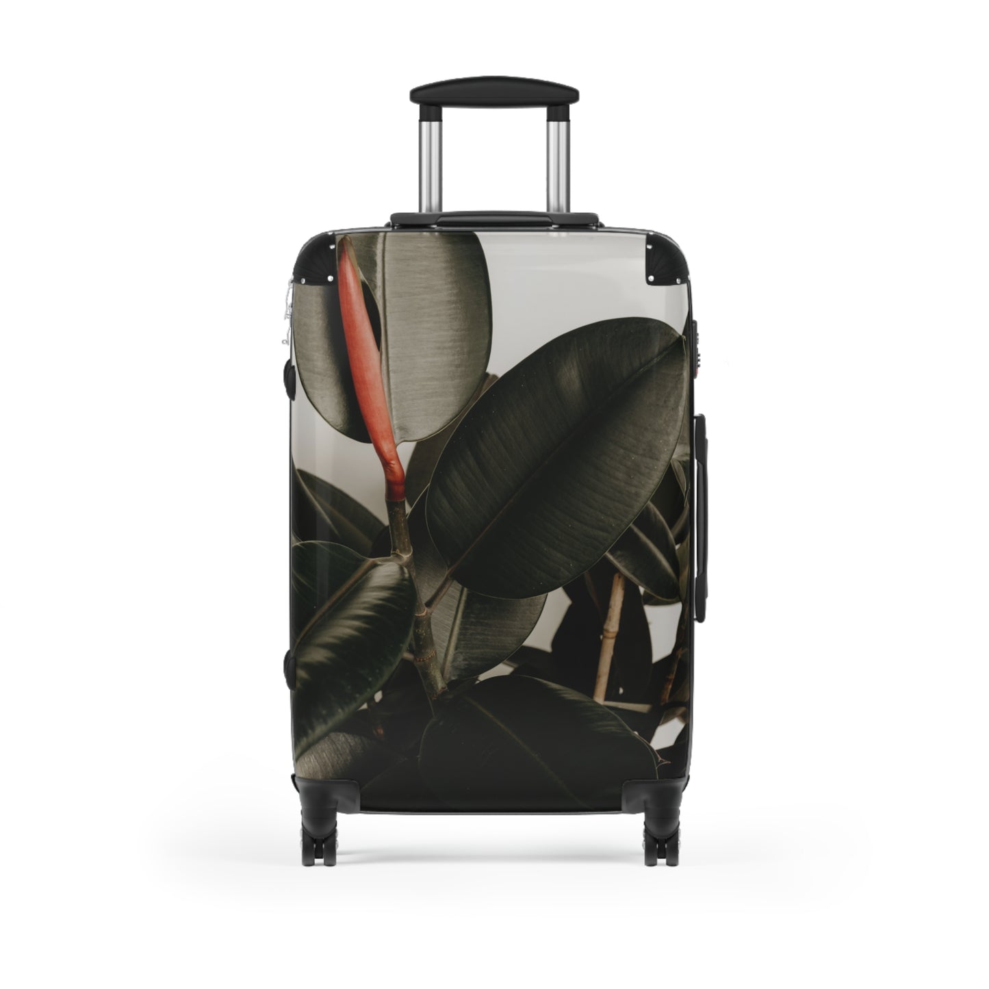 Stylish Travel Suitcase with Botanical Design, Luggage for Travelers, Vacation Bag, Floral Carry-On, Chic Travel Accessory