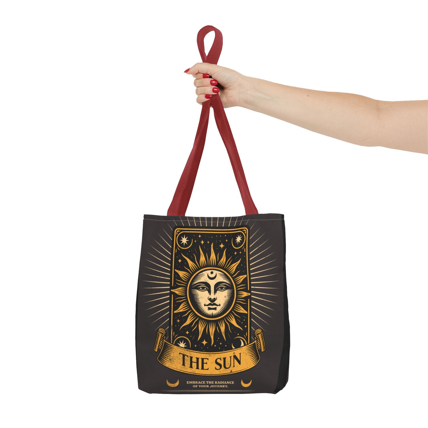 Sun-Themed Tote Bag, Spiritual Gift, Eco-Friendly Bag, Festival Accessory, Astrology Lover Tote
