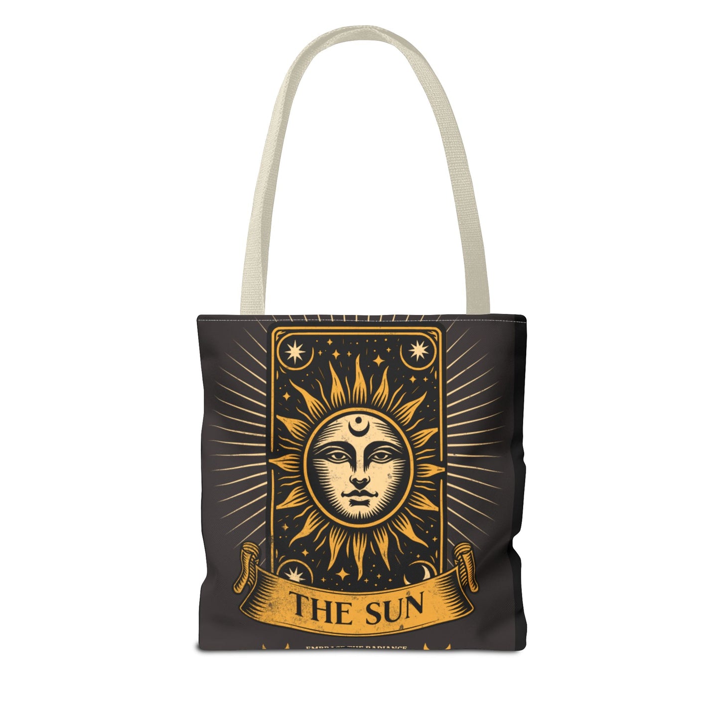 Sun-Themed Tote Bag, Spiritual Gift, Eco-Friendly Bag, Festival Accessory, Astrology Lover Tote