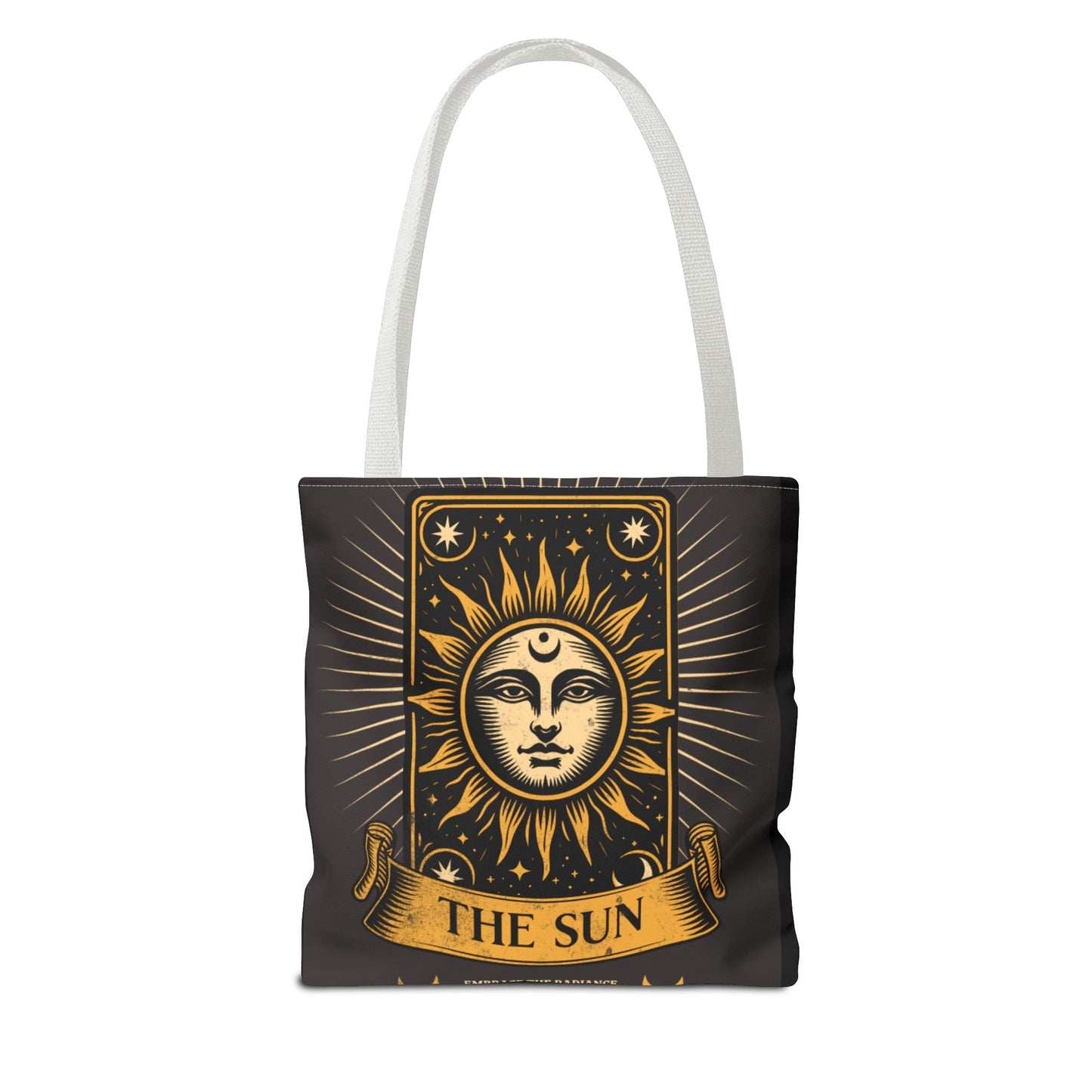 Sun-Themed Tote Bag, Spiritual Gift, Eco-Friendly Bag, Festival Accessory, Astrology Lover Tote