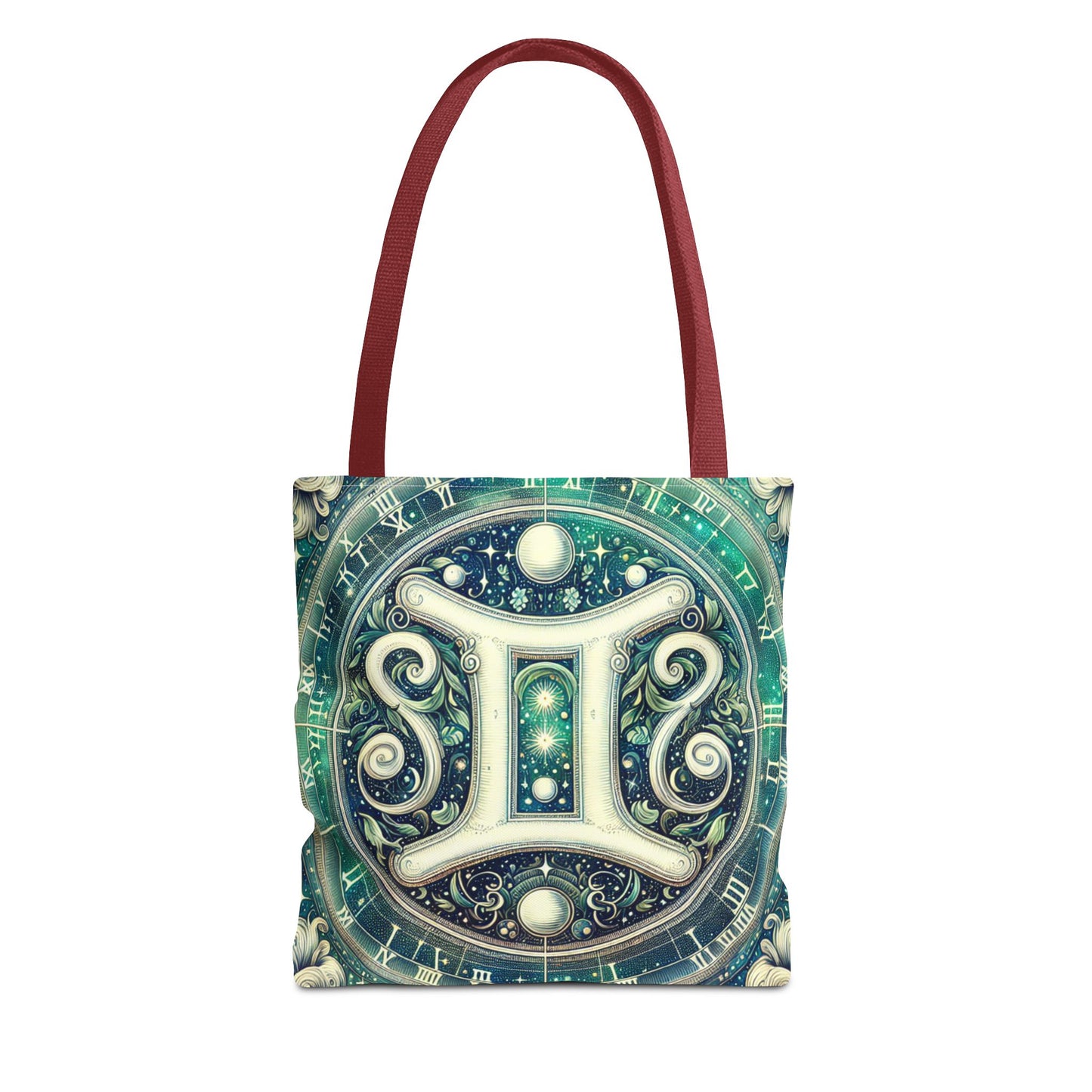 Gemini Zodiac Tote Bag – Cosmic Astrology Design for Unique Style