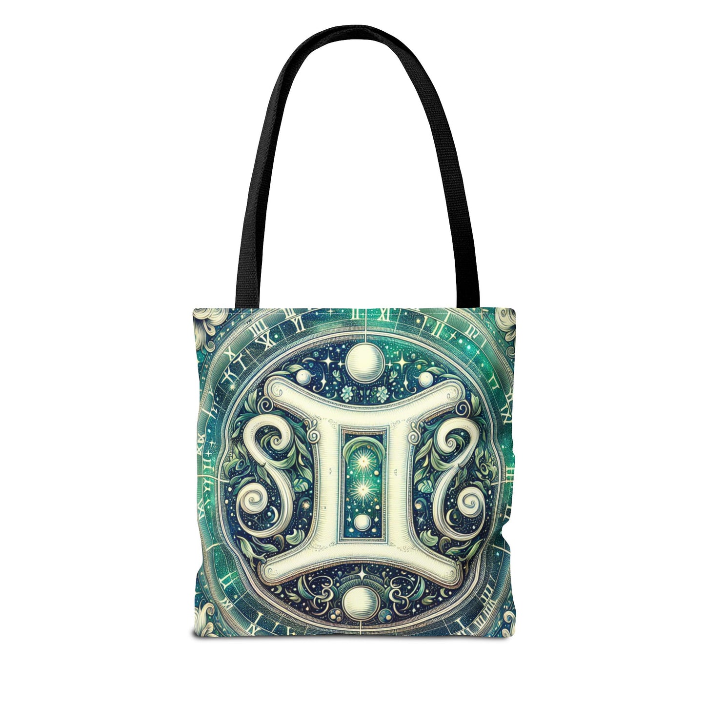 Gemini Zodiac Tote Bag – Cosmic Astrology Design for Unique Style