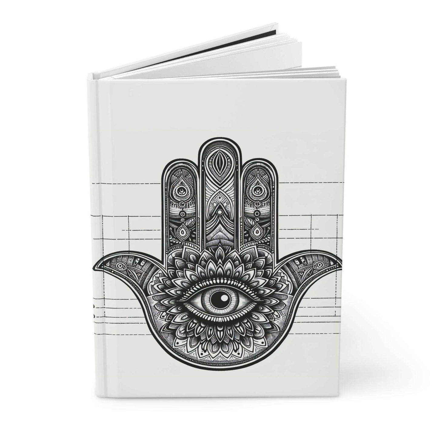 Bohemian Eye Design Hardcover Journal - Inspirational Writing Notebook